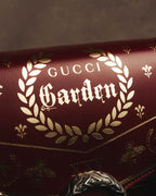 -SPECIAL- "GUCCI" 2010's-20's Collectible gucci garden embellished leather dionysus chain shoulder bag