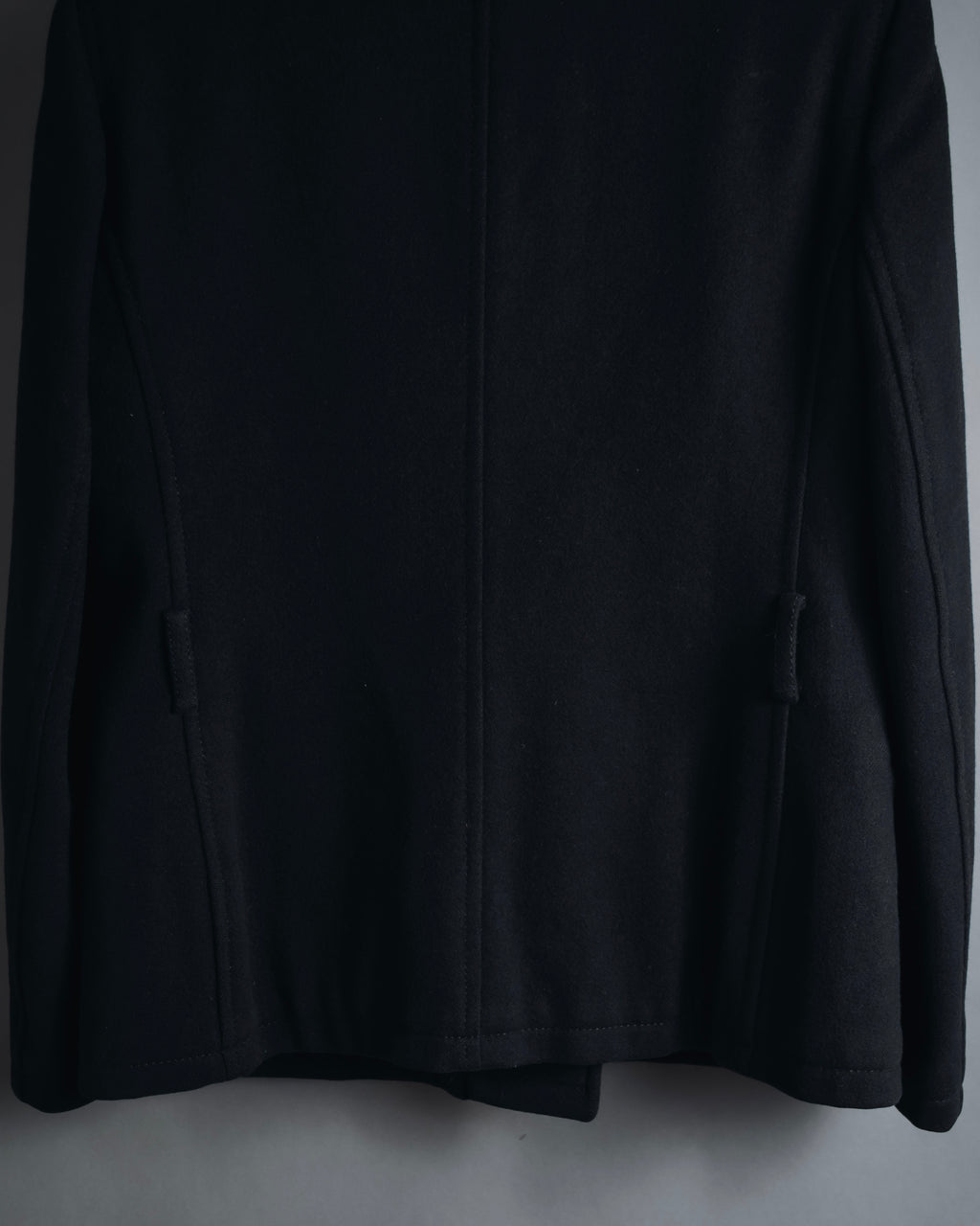 "PRADA" 90’s-00’s Minimal double-breasted wool jacket