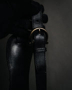 –SPECIAL– "Salvatore Ferragamo"
00’s Gancini ring-gathered nappa 2way bag