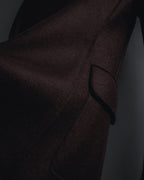 "BOB" Brushed wool single-breasted coat