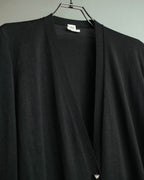 "Hermès" 90's-00's Medor button wool knit cardigan