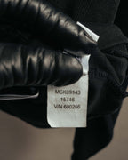 -MOOD Vintage Collections- 00’s Minimal black supima cotton knit
