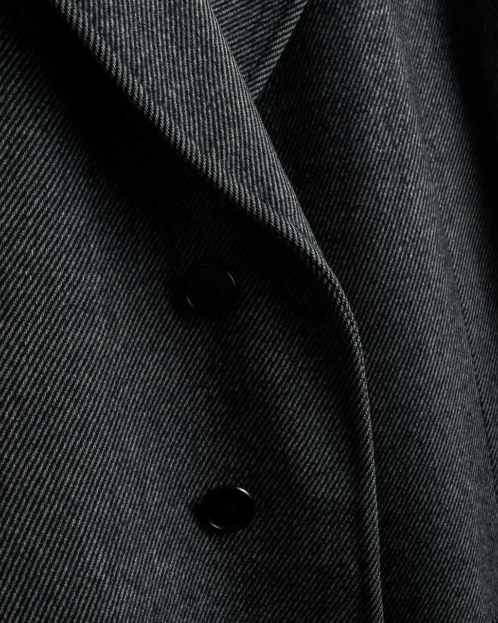 "Burberrys" diagonal striped pure new wool long coat