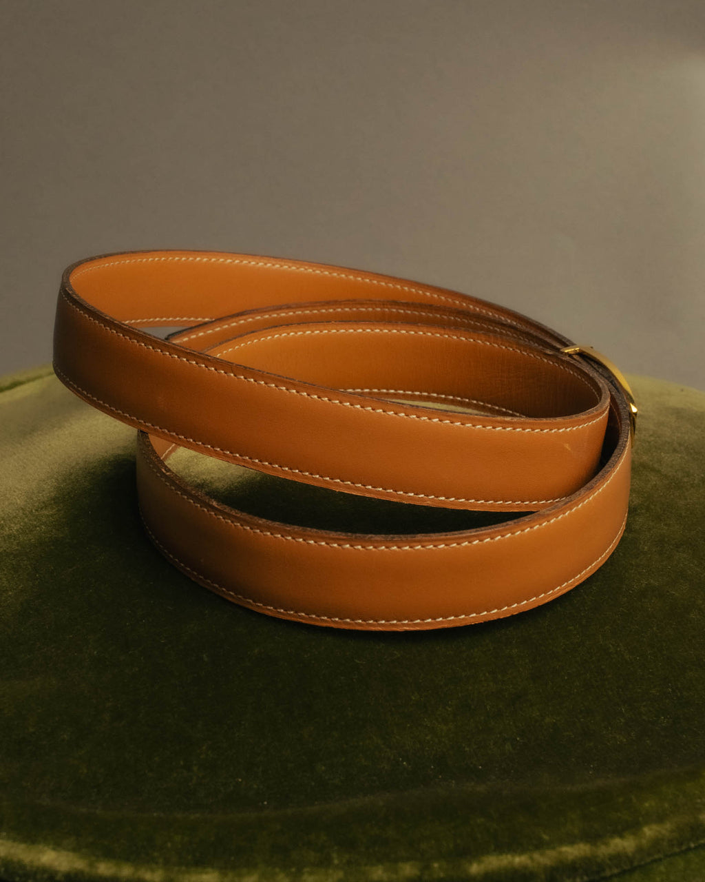 “HERMÈS” Classic stirrup buckle leather belt