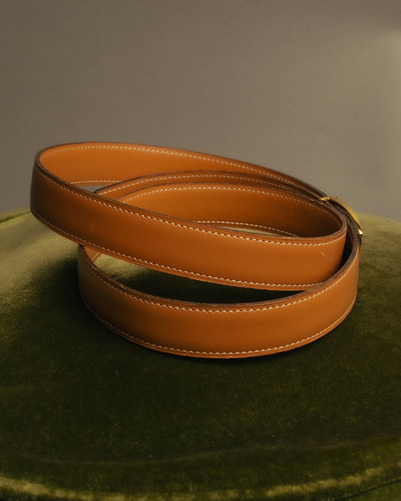 “HERMÈS” Classic stirrup buckle leather belt