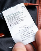 "MAISON MARGIELA" Genuine leather 2way brown color sailor bag