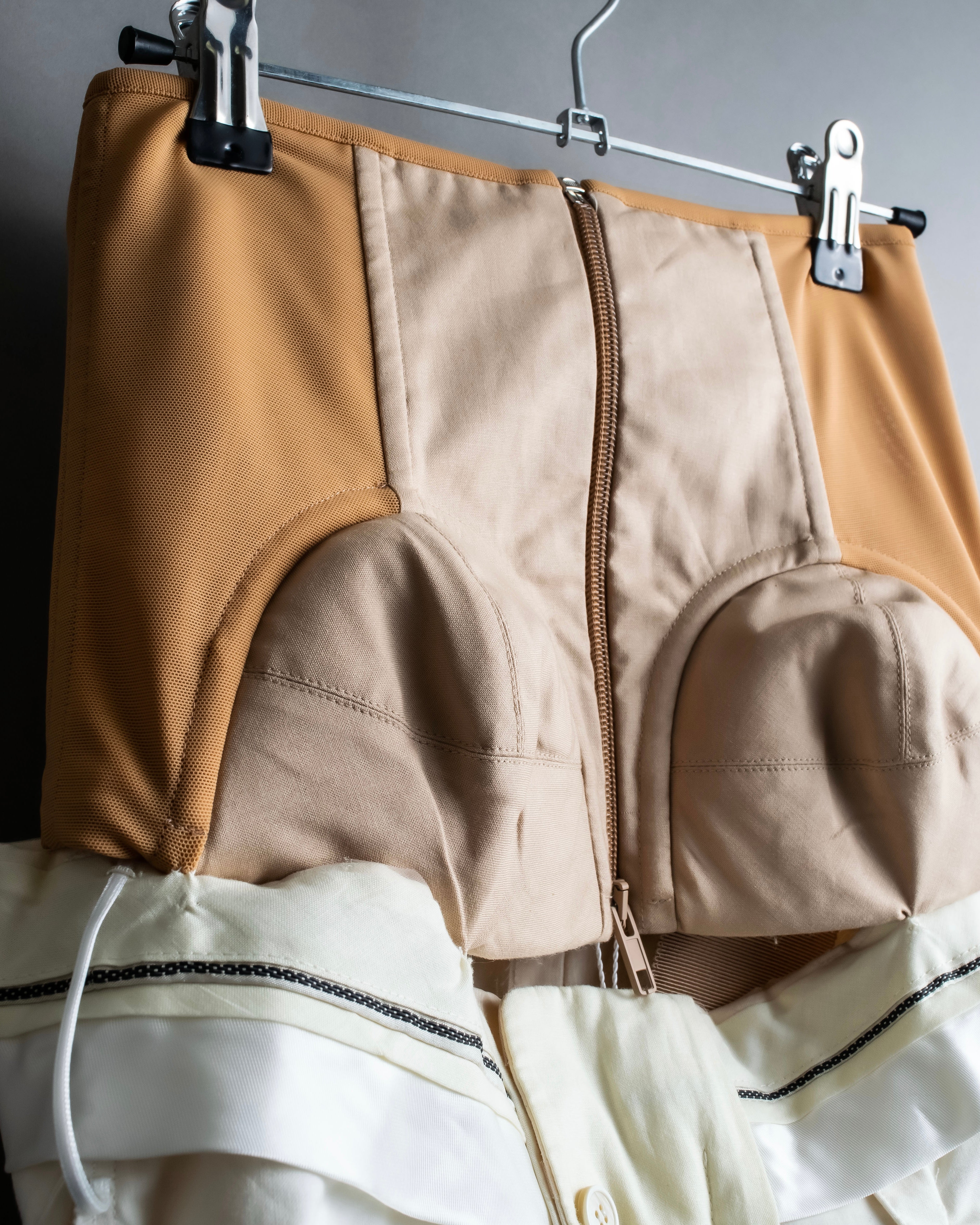 "MAISON MARGIELA" 20SS Polka dot tulle layered skirt