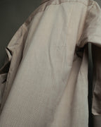 "CELINE" 80's-00's Classic diamond check long sleeve dress shirt