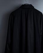 "Vintage raglan sleeve 100% cashmere stand-collar coat"