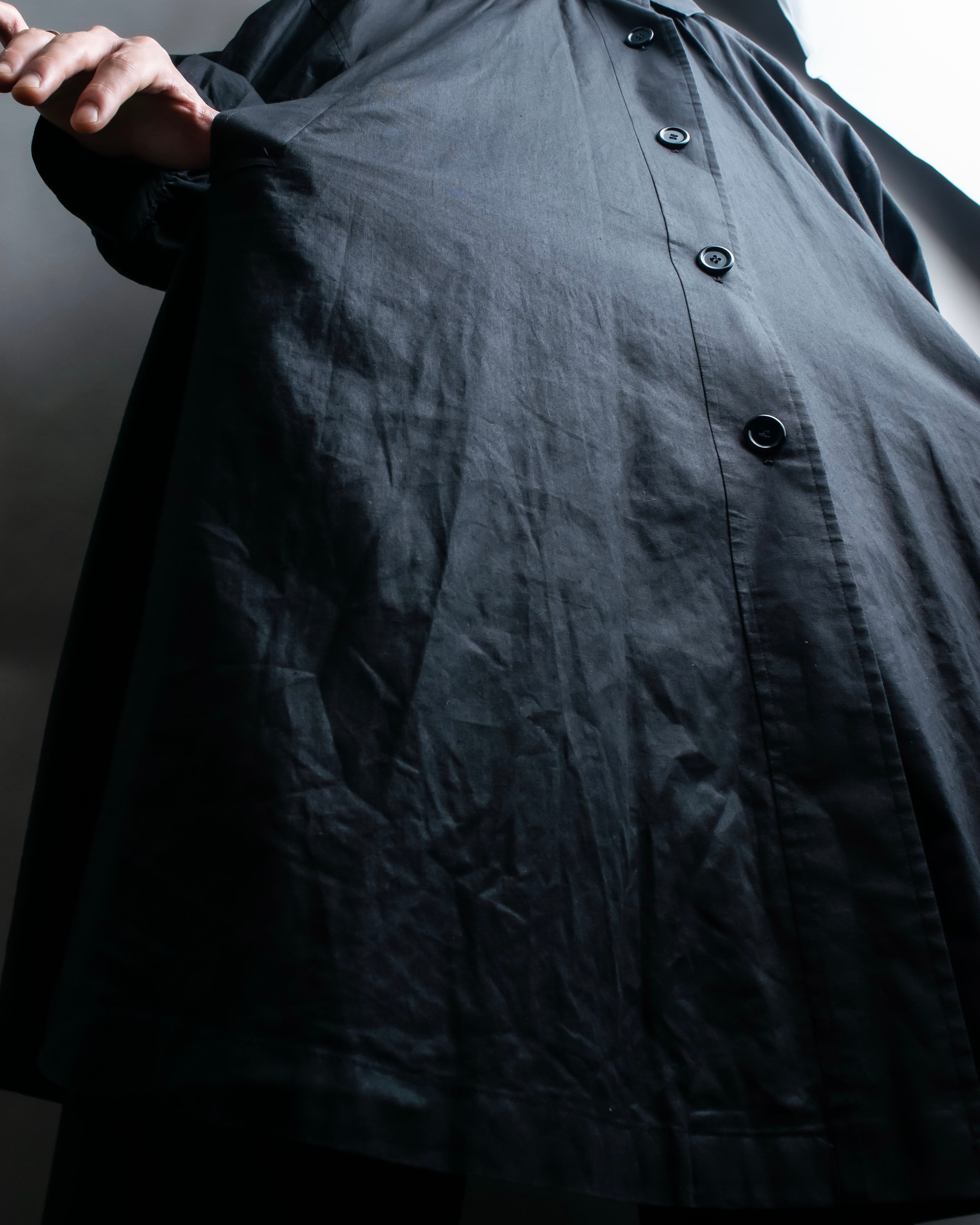 "YVES SAINT LAURENT" Black mode style shirt coat