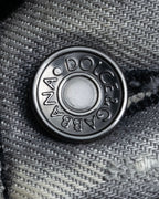 "Dolce &amp; Gabbana"Faded design gray denim pants