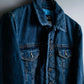 “D&G” Tweed attached bijou button denim jacket