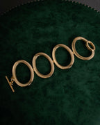 –SPECIAL– “Christian Dior” 90’s Sculptural oval link bracelet