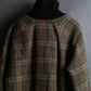 "ETRO" Multi-check pattern high neck ribbed knit blouson