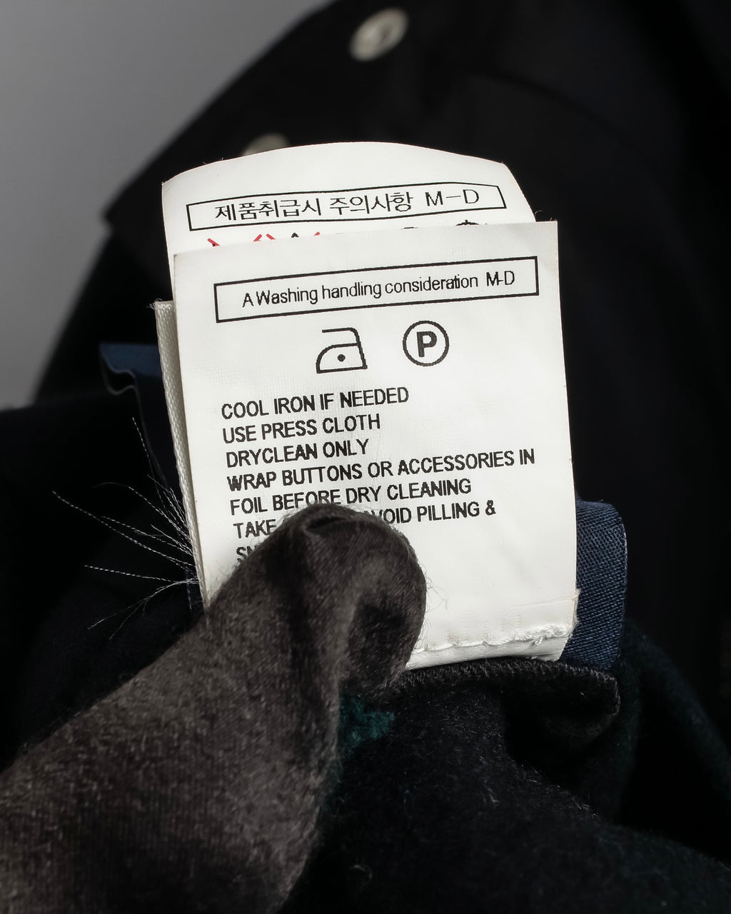 "Juun.J" Zip-up blouson docking design jacket