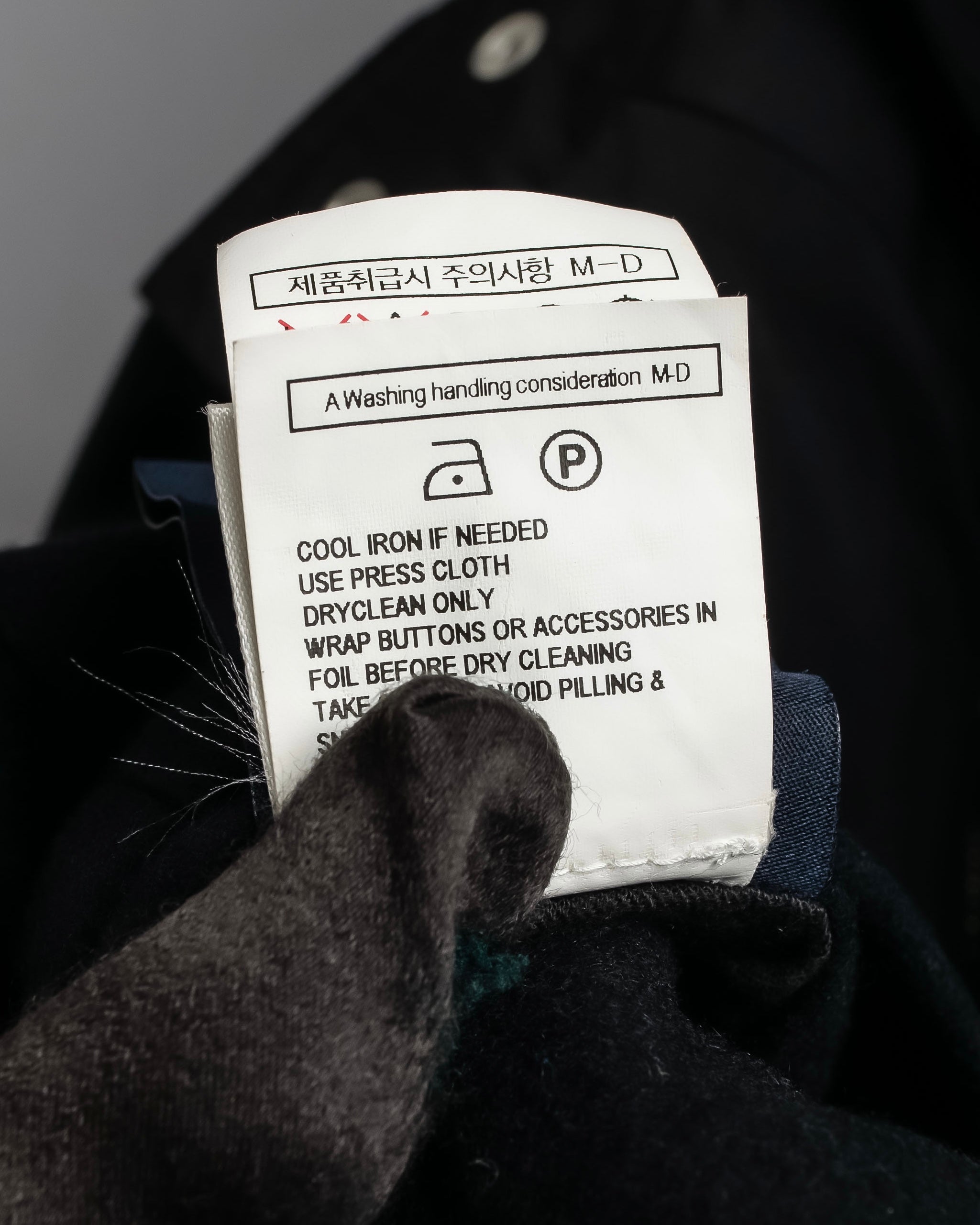 "Juun.J" Zip-up blouson docking design jacket