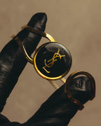 -SPECIAL- "Yves Saint Laurent" 80's-90's Iconic cassandre logo vintage bangle