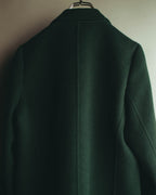 "Yves Saint Laurent" late 80's-early 90's Structured wool mohair double breasted coat