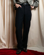 "BALENCIAGA" Beautiful draped full-length slacks