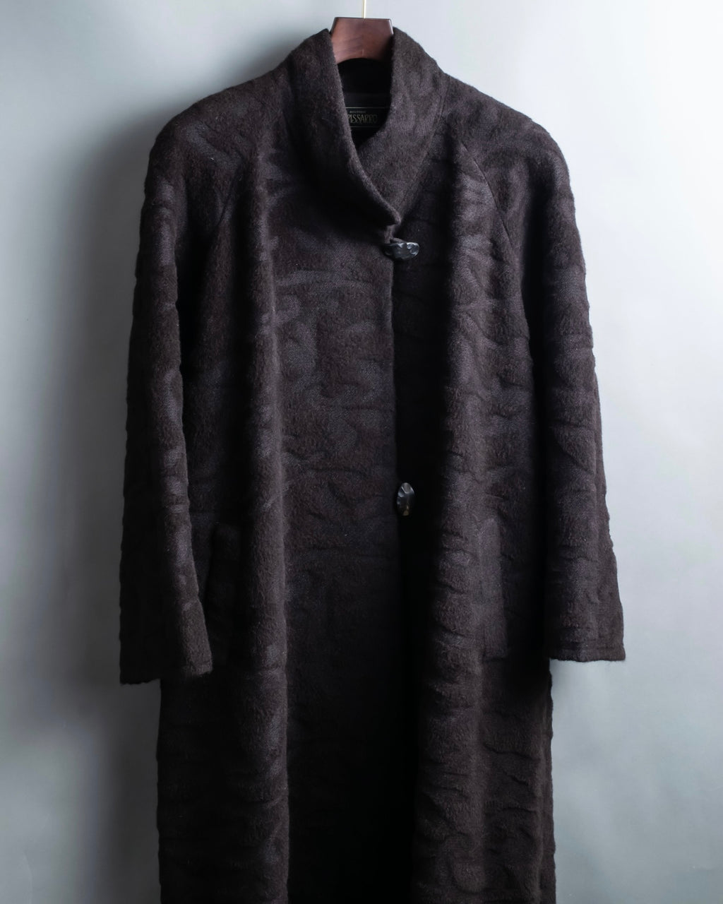 100% Vintage alpaca luxury long raglan coat