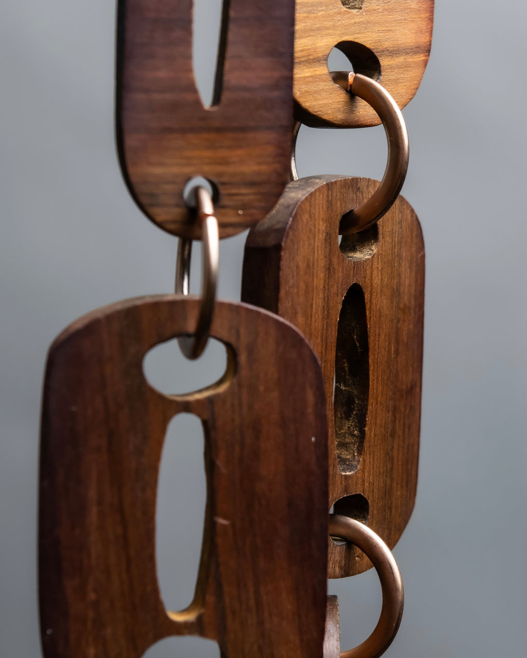 "MARNI" Large tree and chain combination necklace