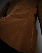 “CELINE” 2000’s corduroy tailored jacket