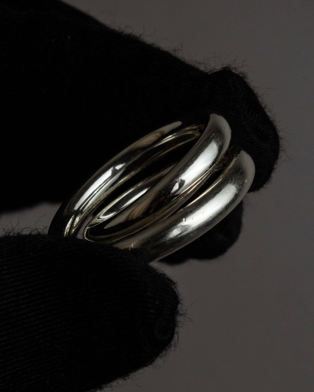 "HERMES" Vertige polished silver 925 ring