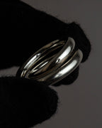 "HERMES" Vertige polished silver 925 ring