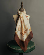 “GUCCI” 70’s-80’s nautical motif sheer scarf