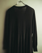 “Y’s for living” Late 2010’s-early 2020’s Draped cotton button-front long dress