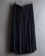 "Chloe" Fold-in pleats maxi length skirt