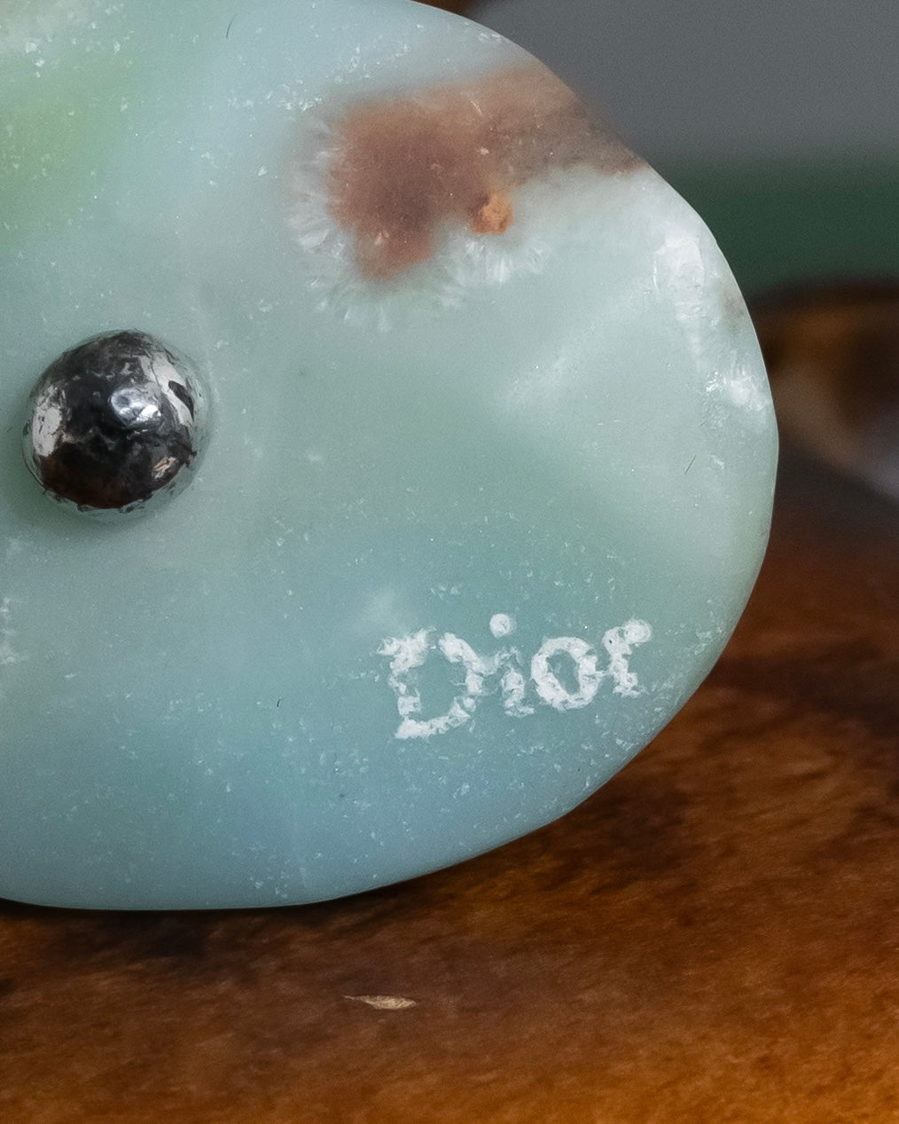 -MOOD Christmas Collection-
 "Dior" John Galliano design logo engraved cocktail ring