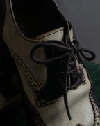 "ISSEY MIYAKE" Fade color wingtip leather shoes