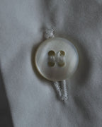 "MAISON MARGIELA" 18AW No-collar design Super long shirt