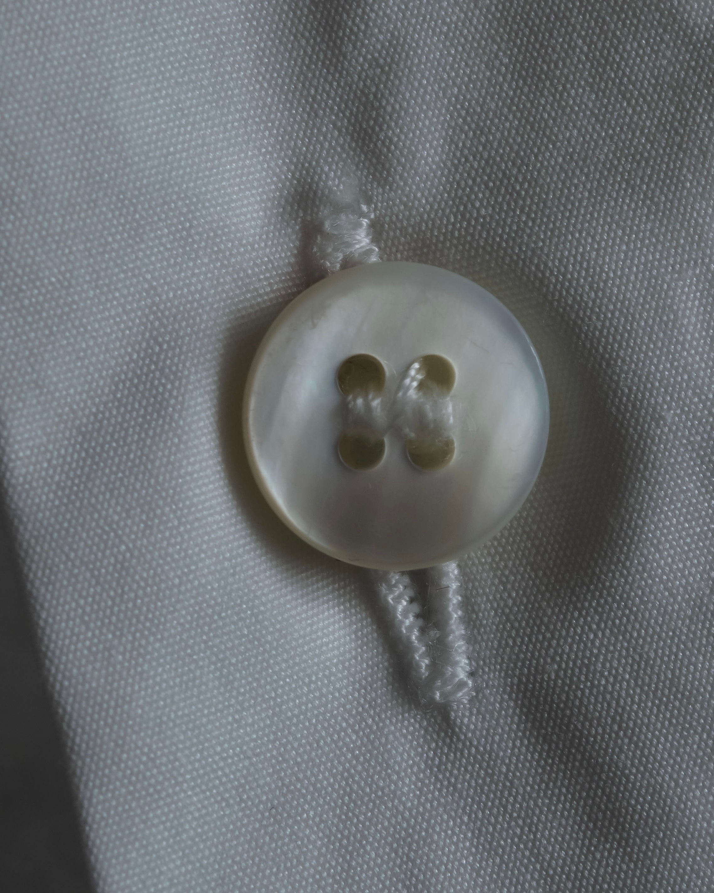 "MAISON MARGIELA" 18AW No-collar design Super long shirt