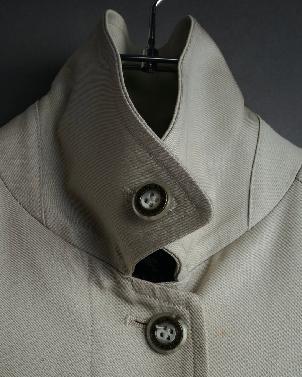“BURBERRY BLUE LABEL” 2000’s Minimal balmacaan coat