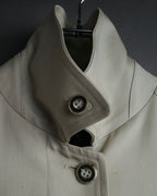 “BURBERRY BLUE LABEL” 2000’s Minimal balmacaan coat