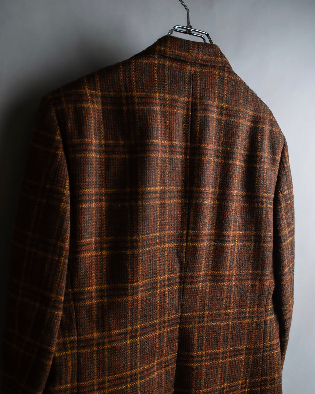 "Burberrys" Warm-colored checked twill tailored jacket