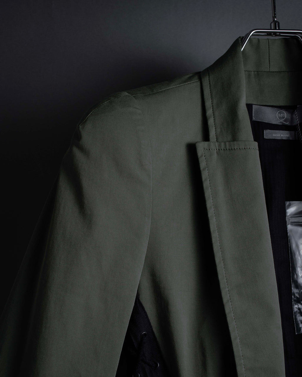 "MCQ Alexander McQueen" Lace-up panel design shaped jacket