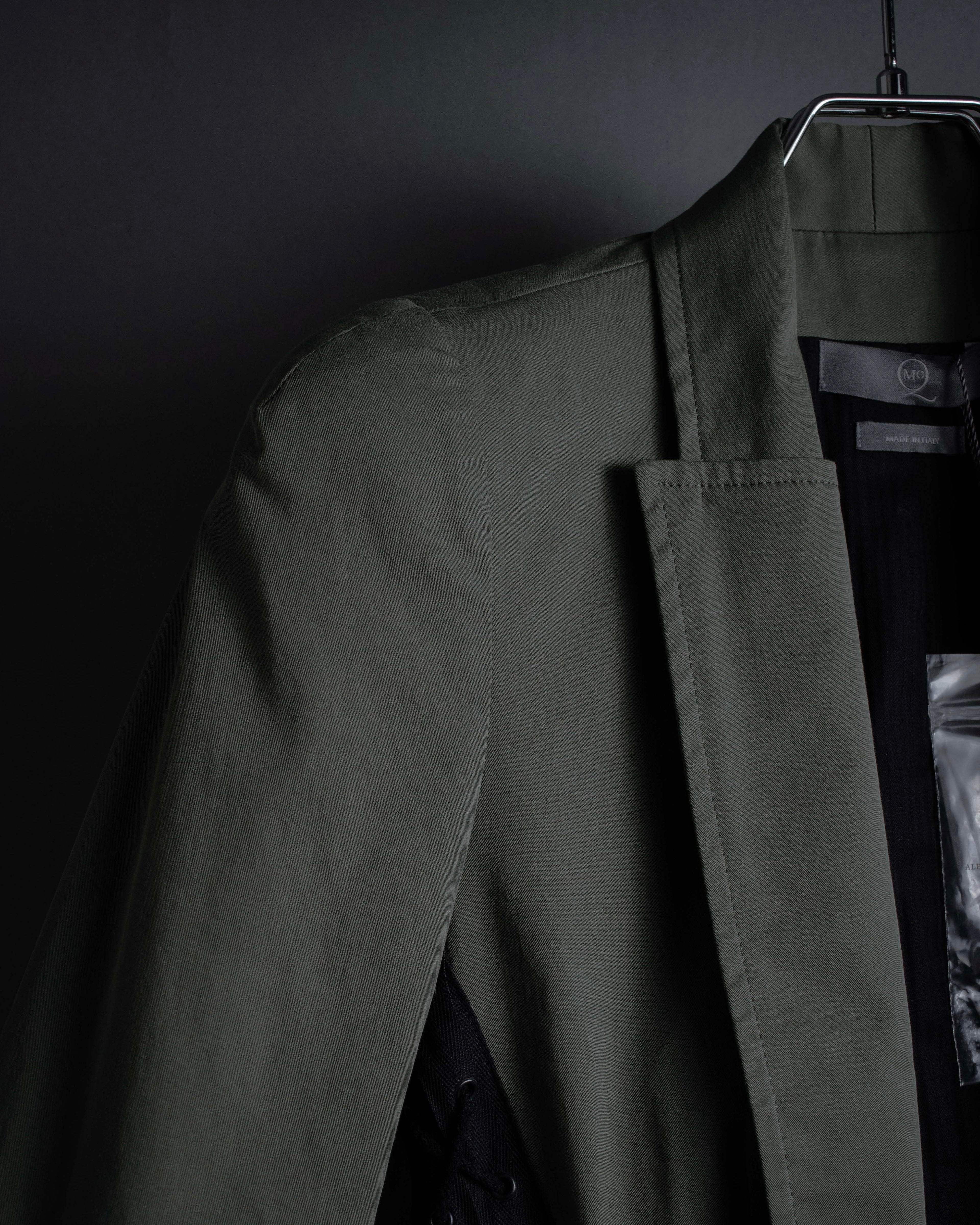 "MCQ Alexander McQueen" Lace-up panel design shaped jacket