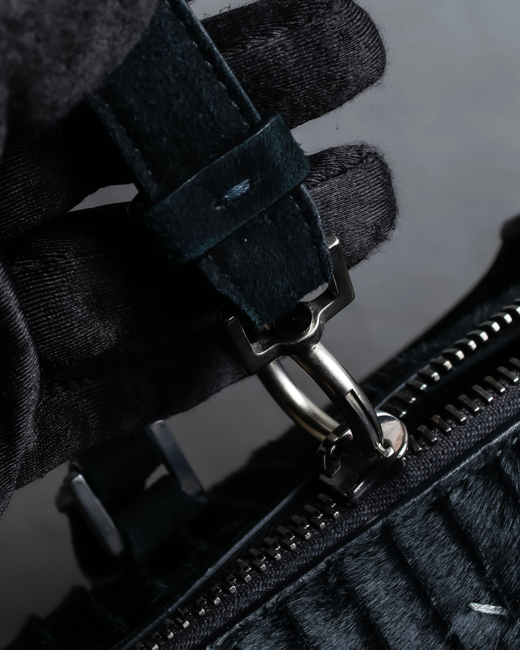 "MAISON MARGIELA" 5AC Harako leather corduroy combination 2way bag