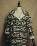 "THOM BROWNE" 2010's-20's Textured double breasted boucle coat