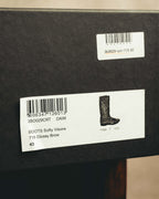 -SPECIAL- “Dior” 00’s Taupe suede square toe riding boots