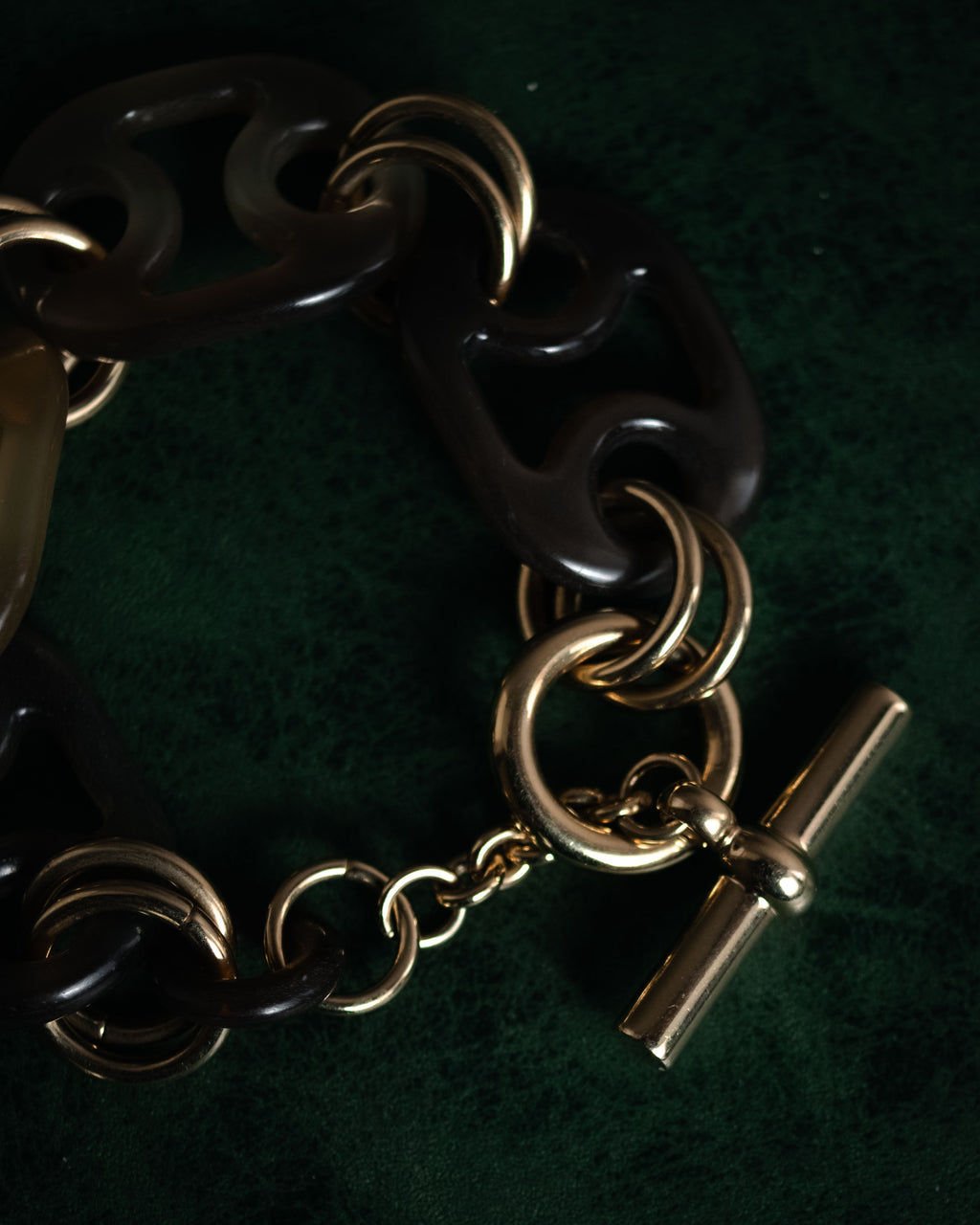 “HERMES” 20’s Eurydice horn chain bracelet