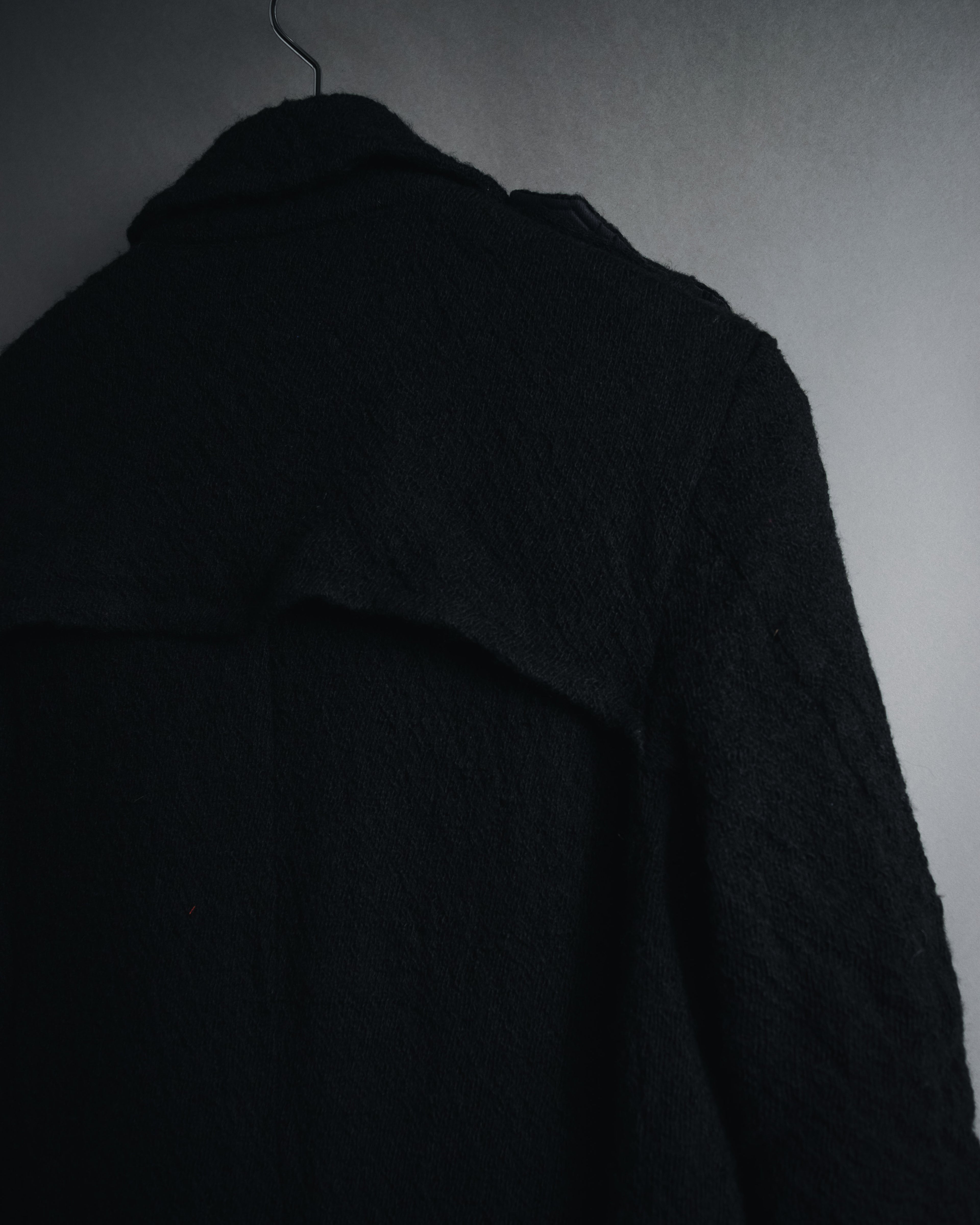 "tricot COMME des GARÇONS" 2007AW shrunk wool trench coat