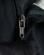 "Vintage high-waisted wide tapered slacks"