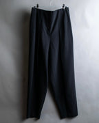"LOEWE" Deep pleat tapered draped slacks