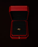 Cartier/ K18 Band Ring Yellow Gold