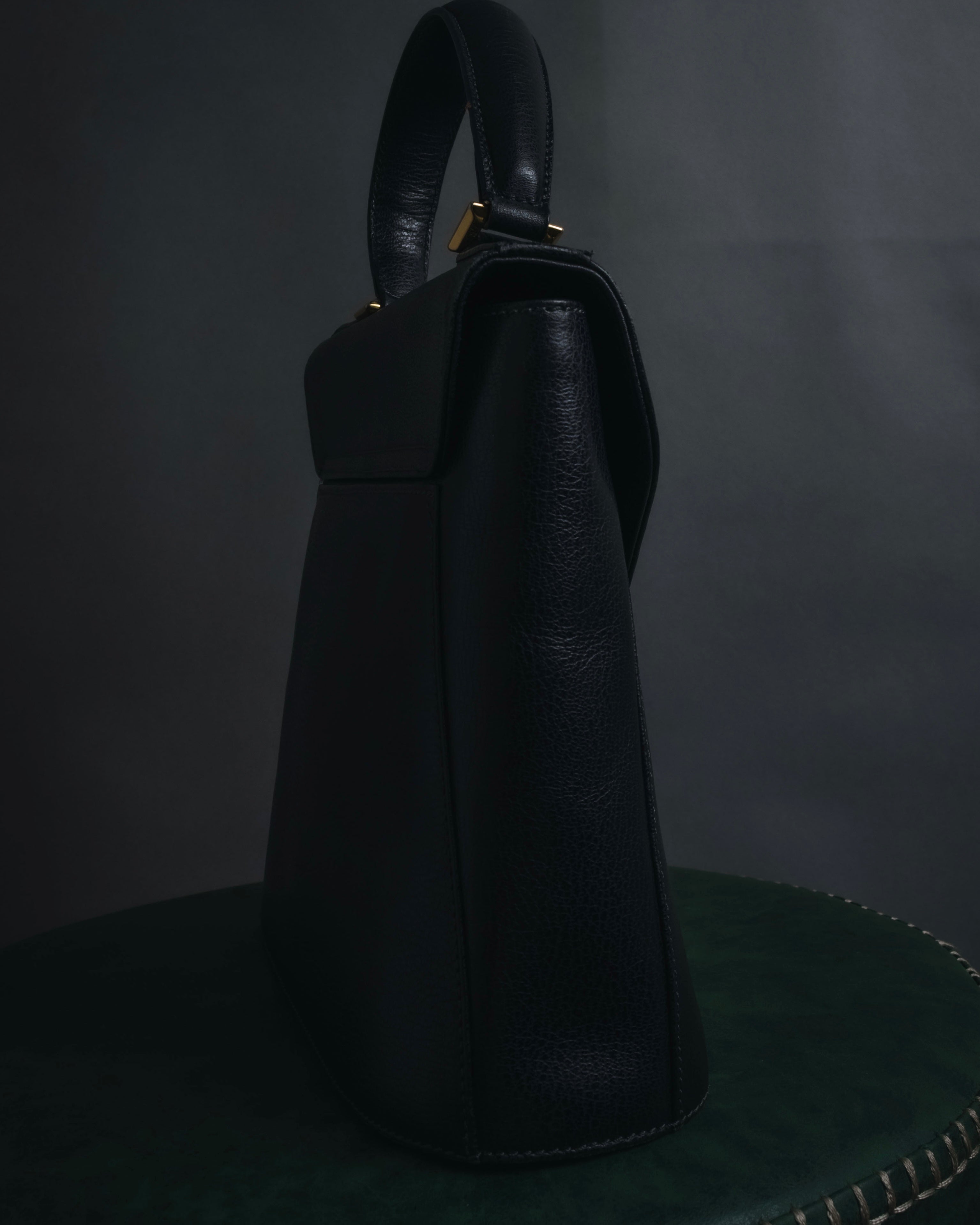 "Salvatore Ferragamo" Mid 90’s archival envelope flap top-handle bag