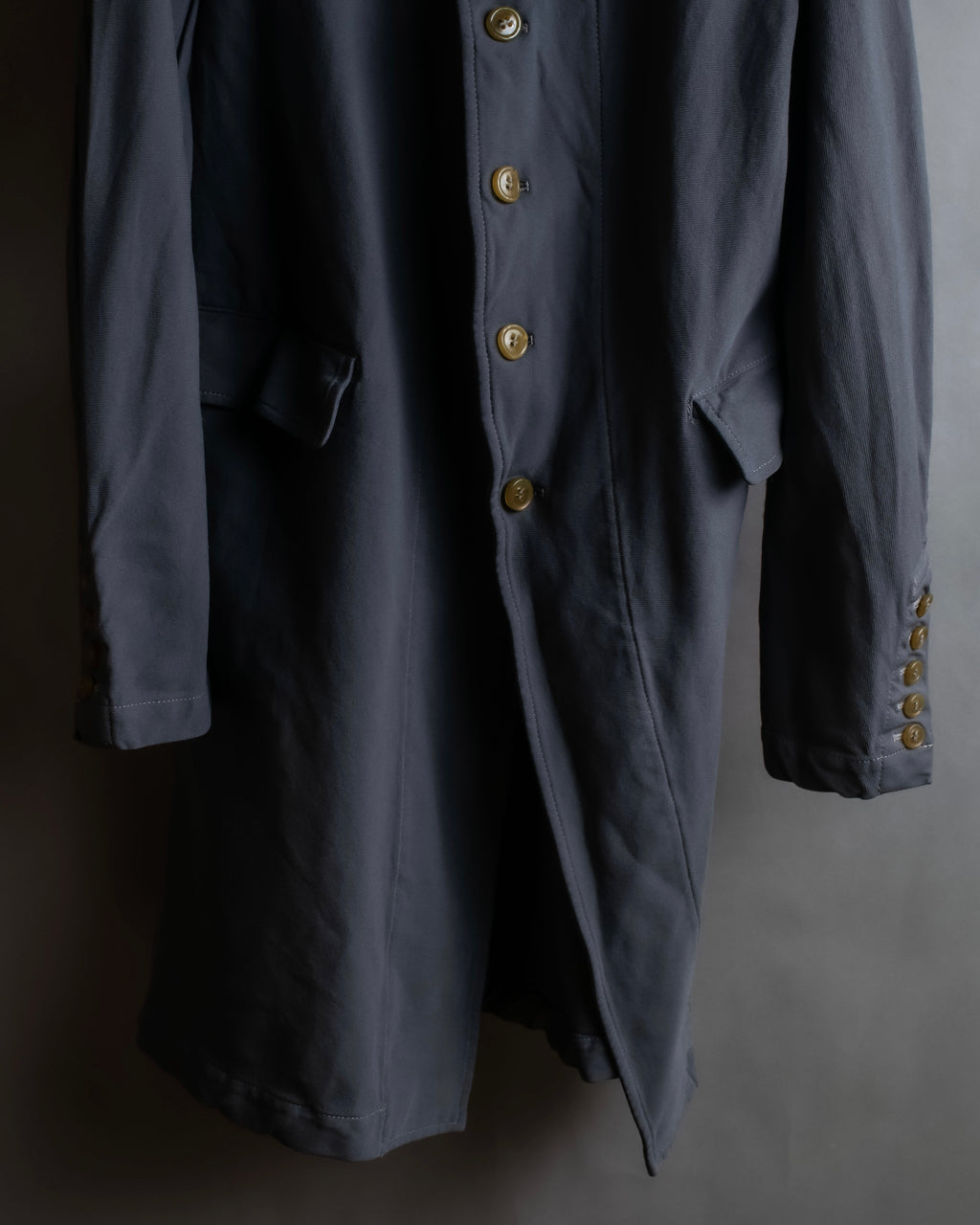 "COMME des GARCONS COMME des GARCONS" Stitchwork placket cut line coat